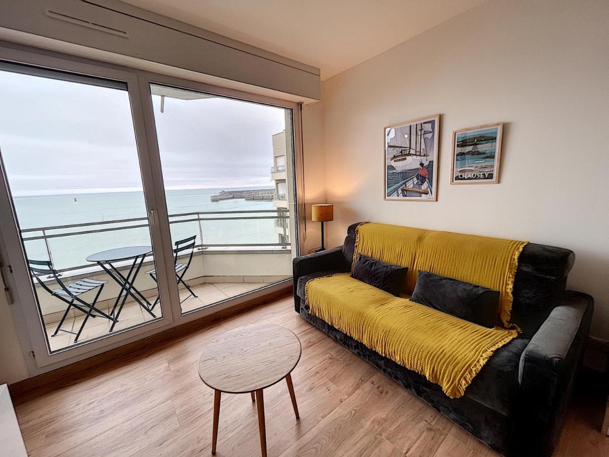 Charmant T2 En Front De Mer, 4 Pers., Ascenseur, Garage, Wi-Fi - Fr-1-361-383 グランビル エクステリア 写真