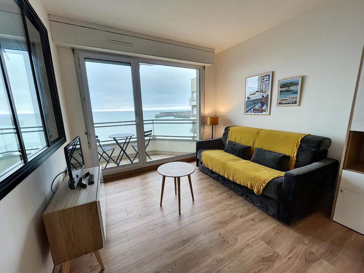 Charmant T2 En Front De Mer, 4 Pers., Ascenseur, Garage, Wi-Fi - Fr-1-361-383 グランビル エクステリア 写真